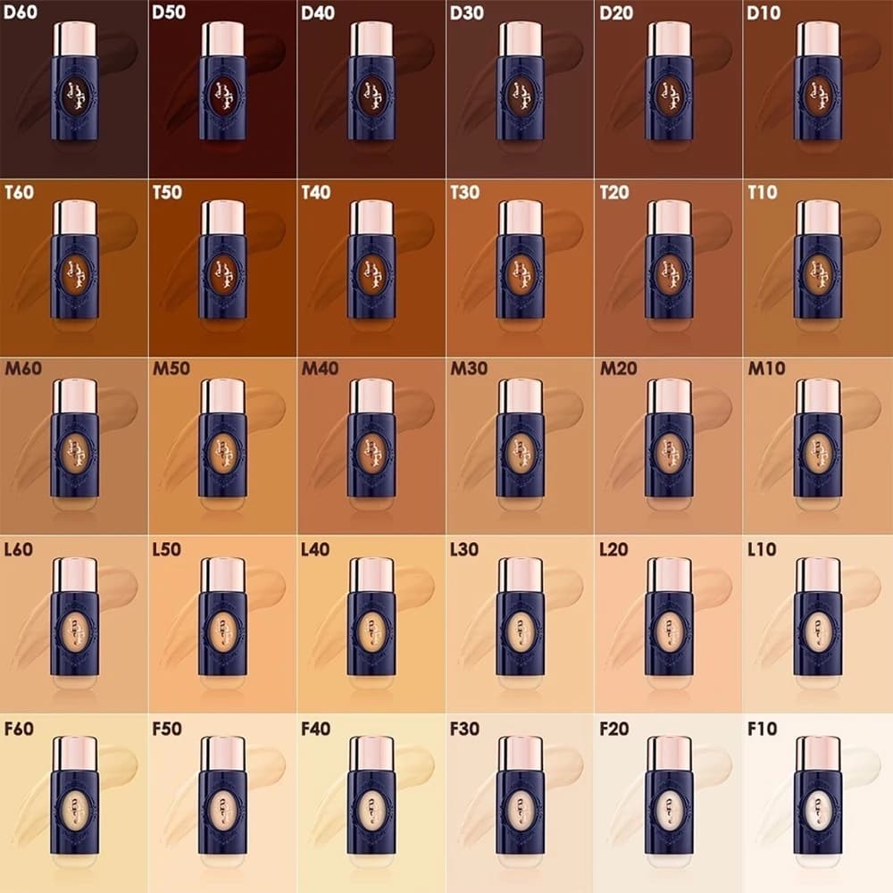 Cartela de tons BT Skin Base Líquida — Bruna Tavares