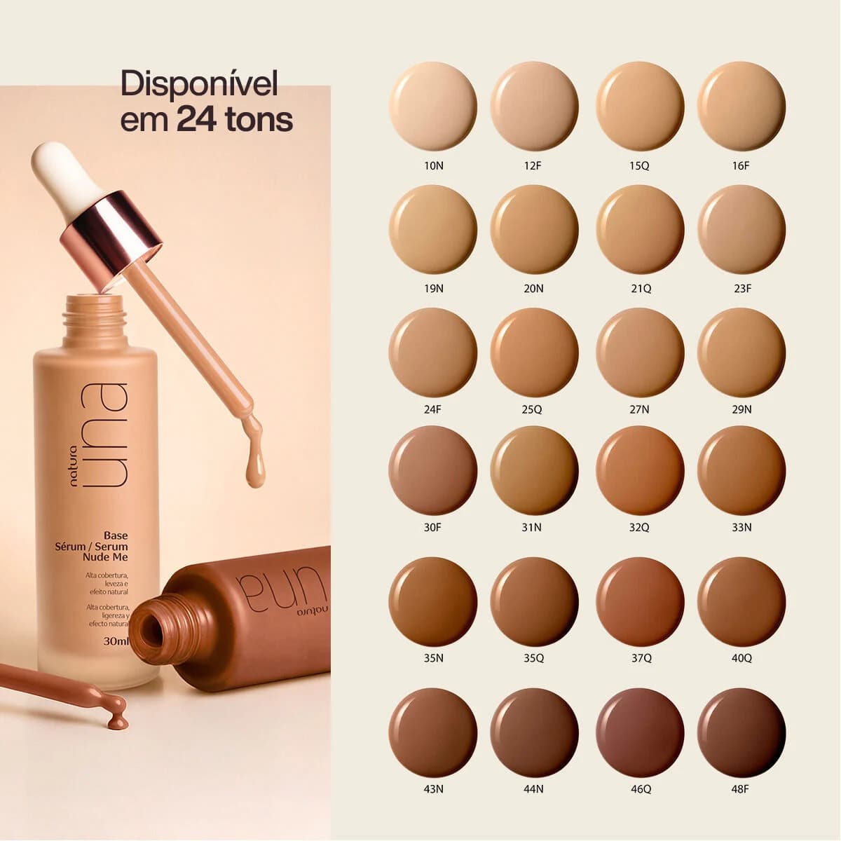 Cartela de tons — Natura